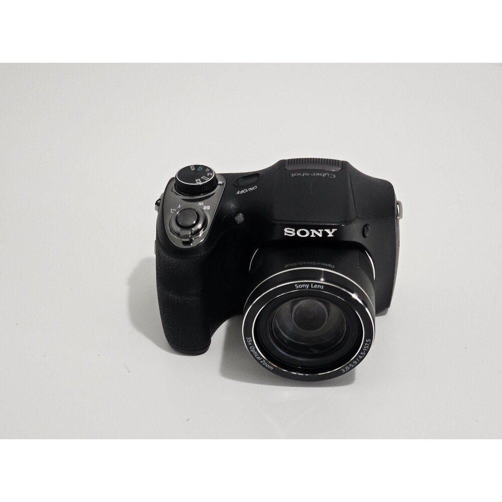 Sony DSC-H300 HD 20.1MP Digital Camera 35X Zoom Optical Steady Shot Black Tested